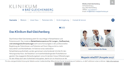Desktop Screenshot of klinikum-badgleichenberg.at