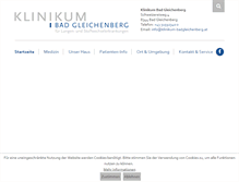 Tablet Screenshot of klinikum-badgleichenberg.at